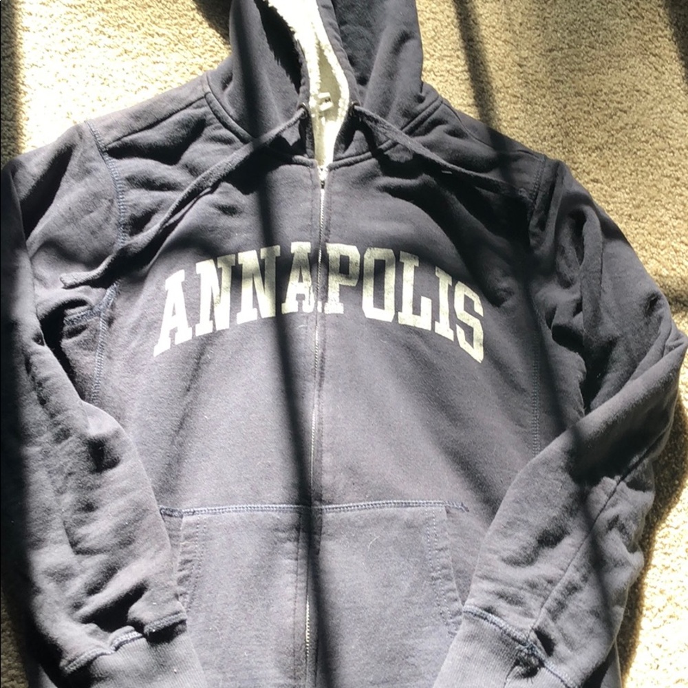 Annapolis Maryland fuzzy hoodie